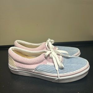 Vans era colorblock Corduroy skater sneakers US size 5 kids